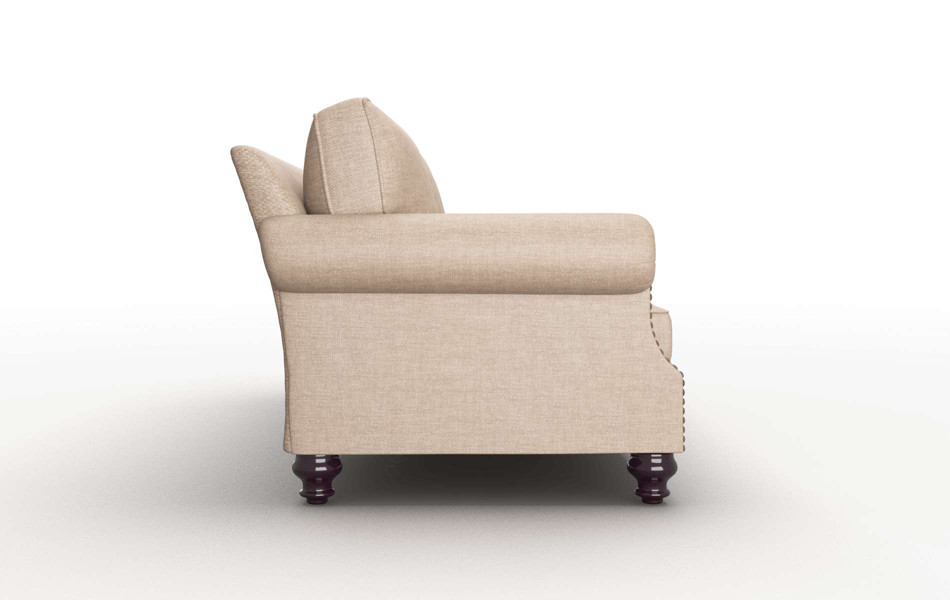 Rotterdam Keylargo Mink Sofa espresso legs 3