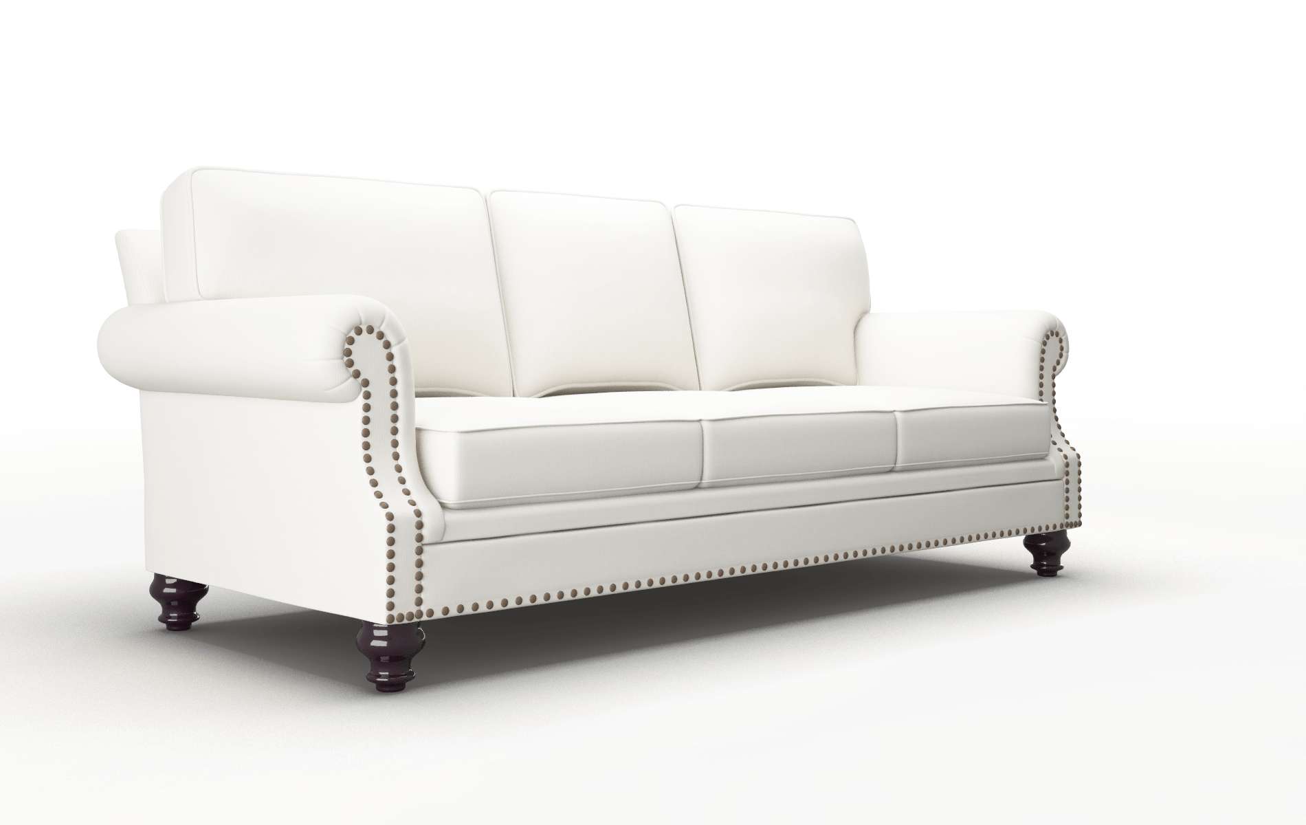 Rotterdam Keylargo Oatmeal Sofa espresso legs 2