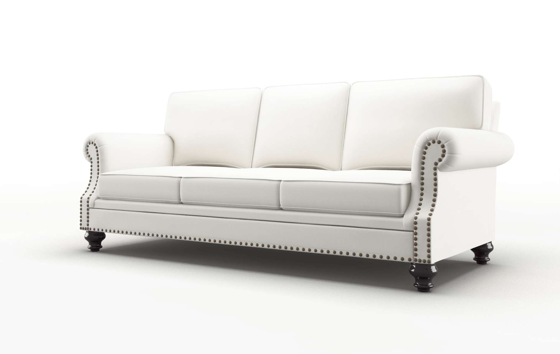 Rotterdam Keylargo Oatmeal Sofa espresso legs 4