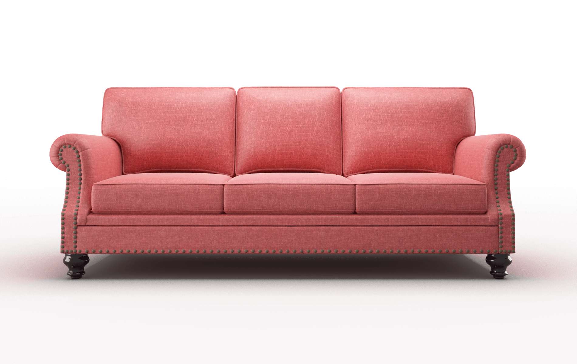 Rotterdam Keylargo ruby Sofa Espresso Legs  1