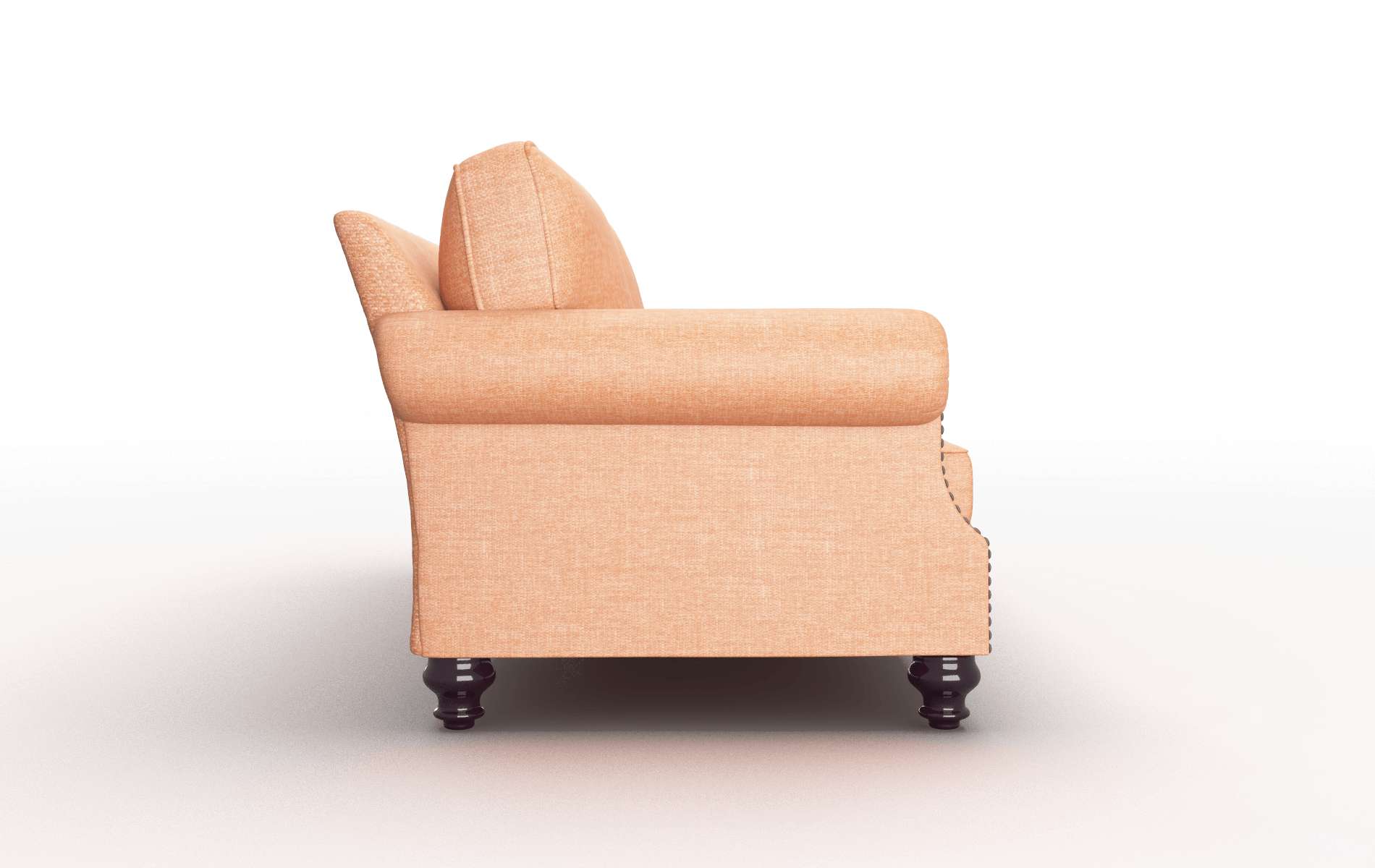 Rotterdam Keylargo Terracotta Sofa espresso legs 3