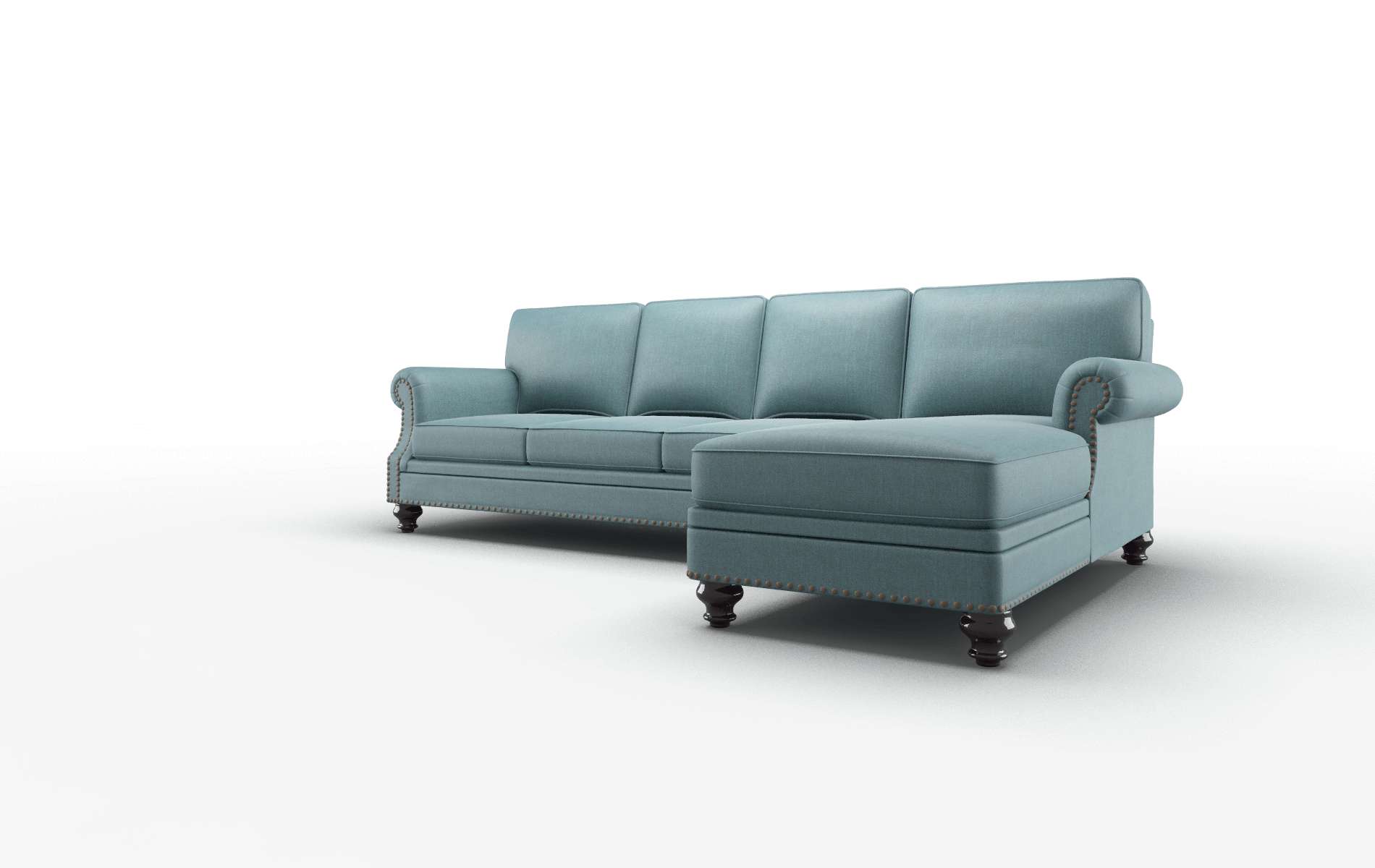 Rotterdam Keylargo Zenithteal Panel espresso legs 4