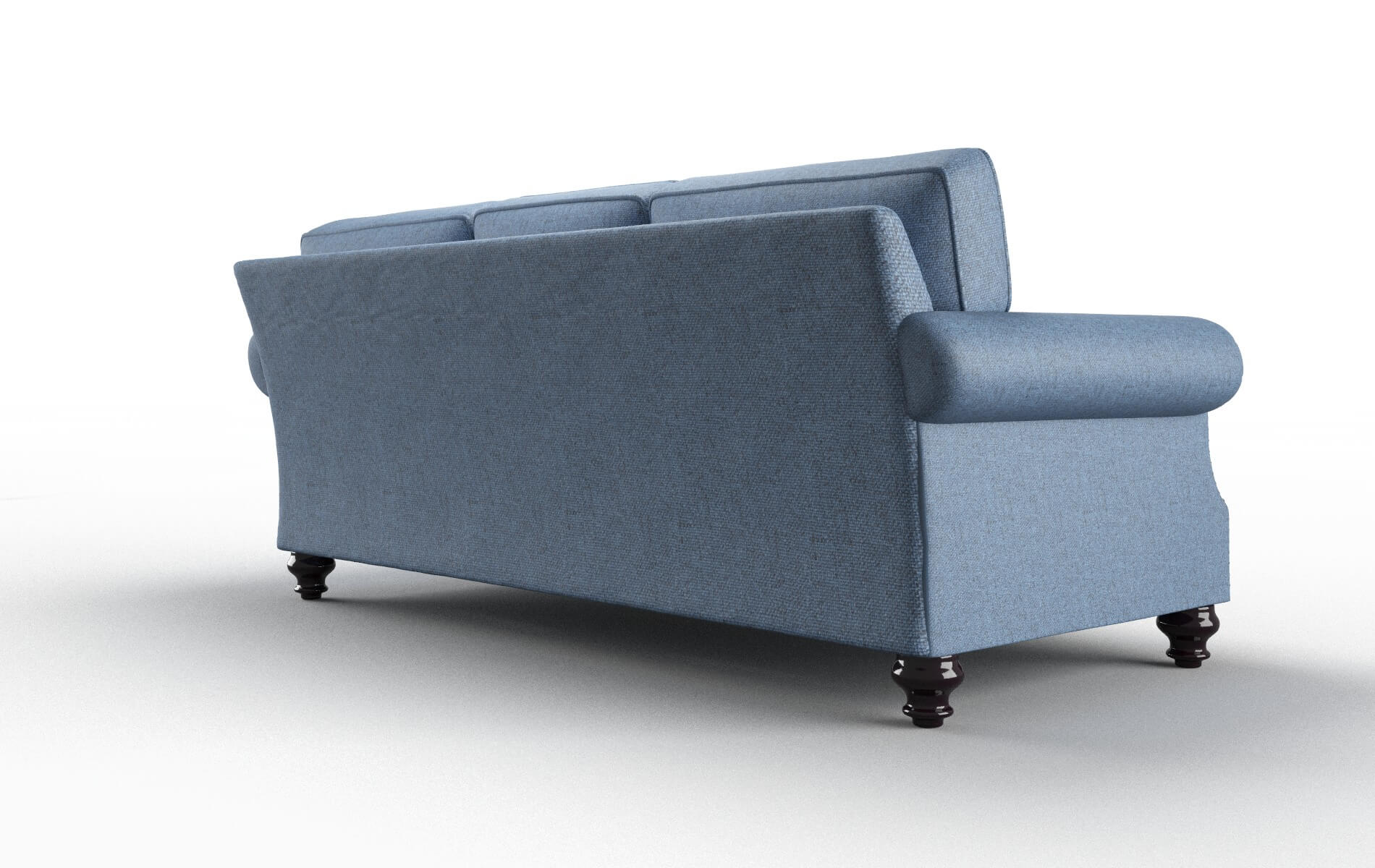 Rotterdam Leslie Indigo Sofa espresso legs 5