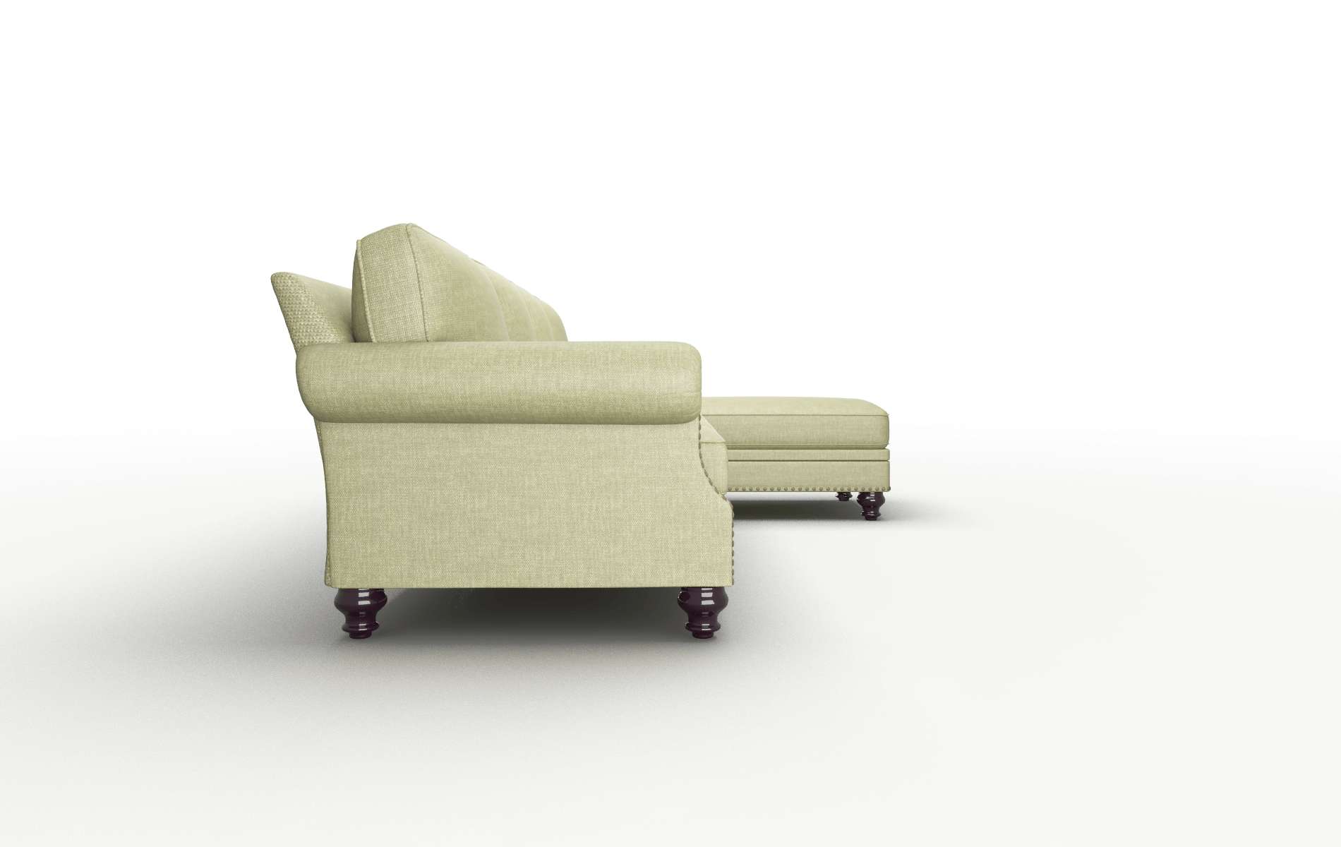 Rotterdam Leslie Lawn Panel espresso legs 3