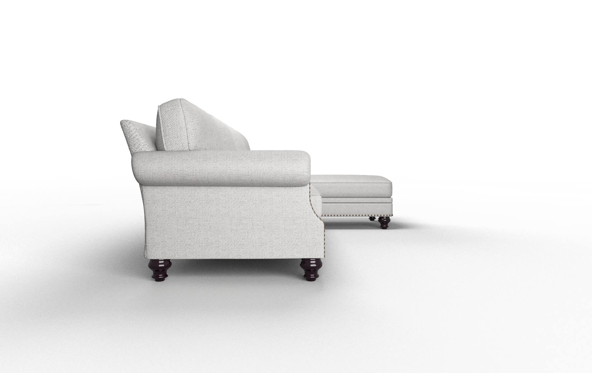 Rotterdam Malibu Dove Panel espresso legs 3