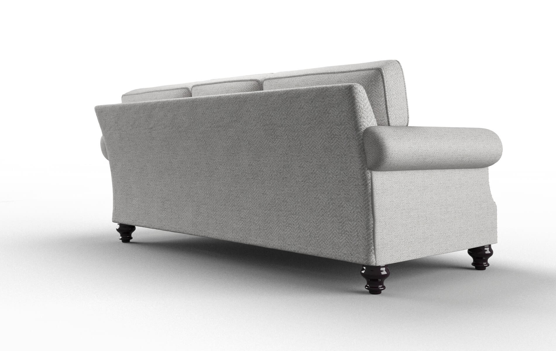 Rotterdam Malibu Dove Sofa espresso legs 5
