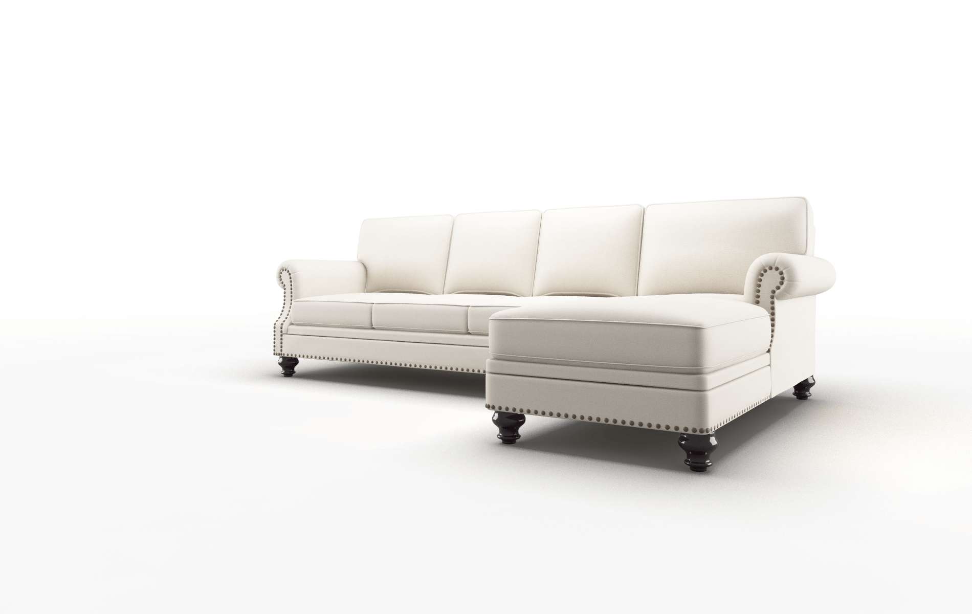 Rotterdam Malibu Linen Panel espresso legs 4