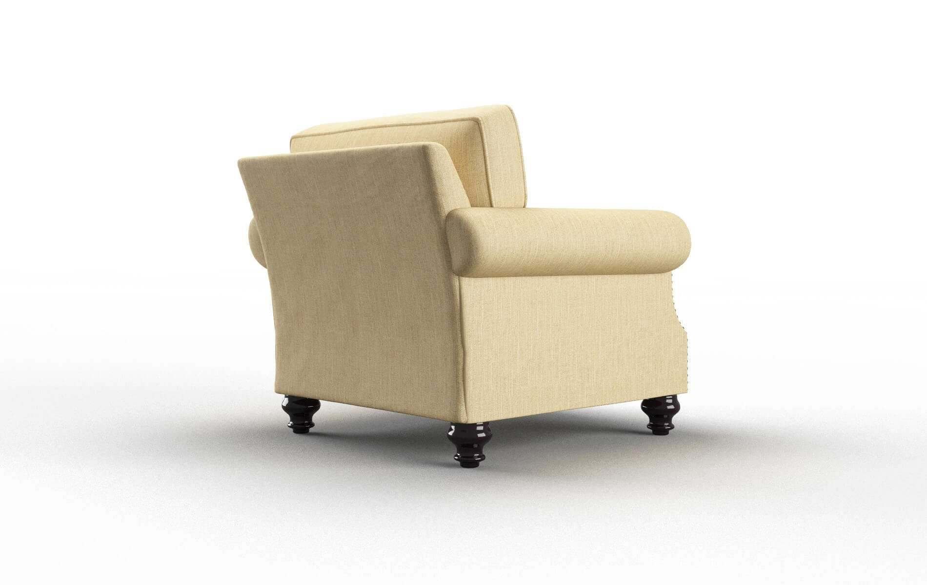 Rotterdam Malibu Maize Chair espresso legs 5