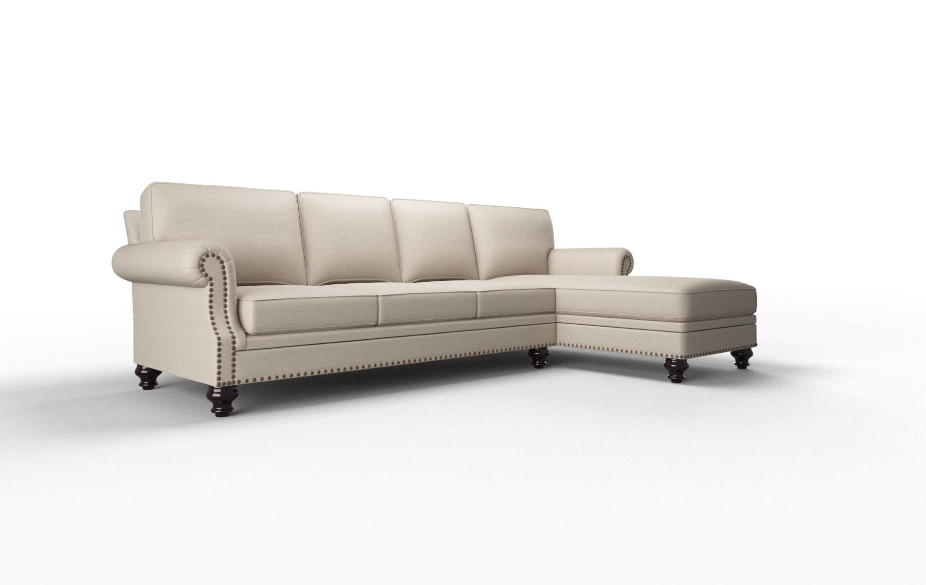 Rotterdam Naples Almond Panel espresso legs 2