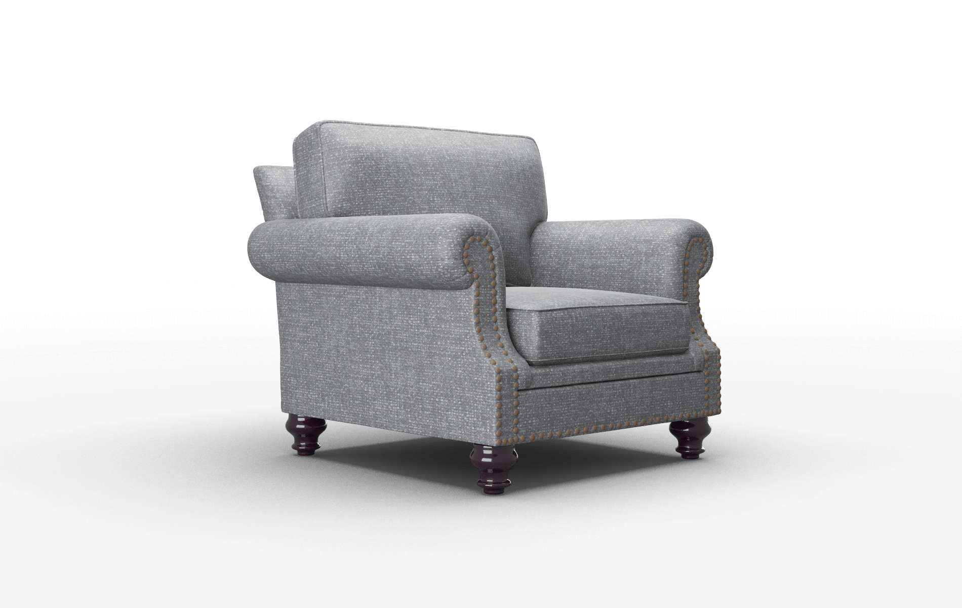 Rotterdam Notion Graphite Chair espresso legs 2