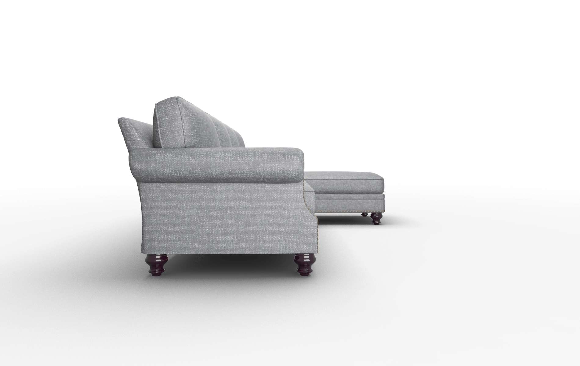 Rotterdam Notion Graphite Panel espresso legs 3