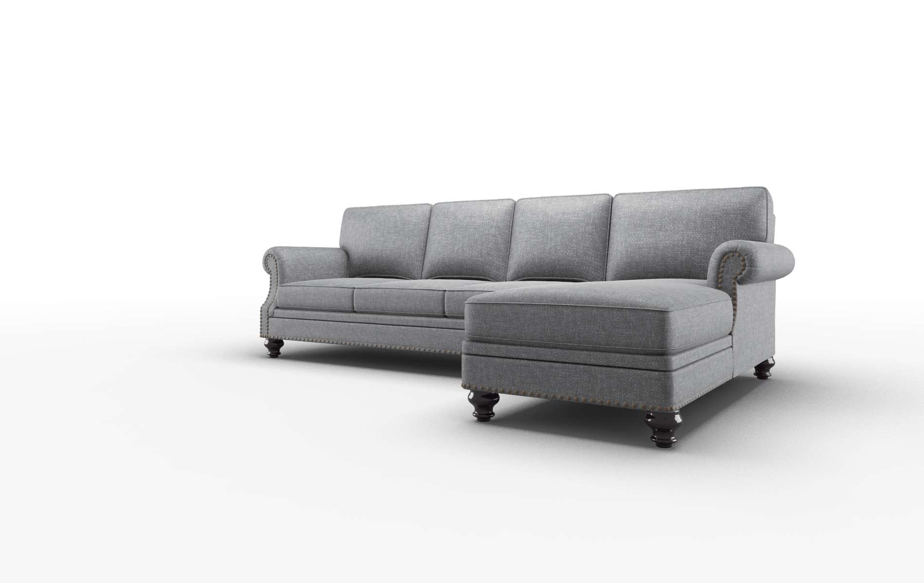 Rotterdam Notion Graphite Panel espresso legs 4