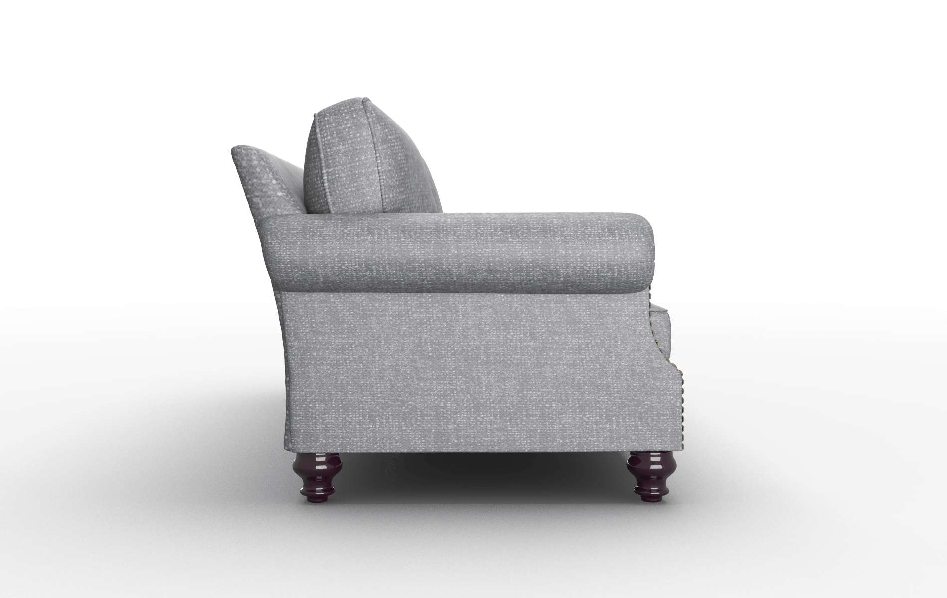 Rotterdam Notion Graphite Sofa espresso legs 3