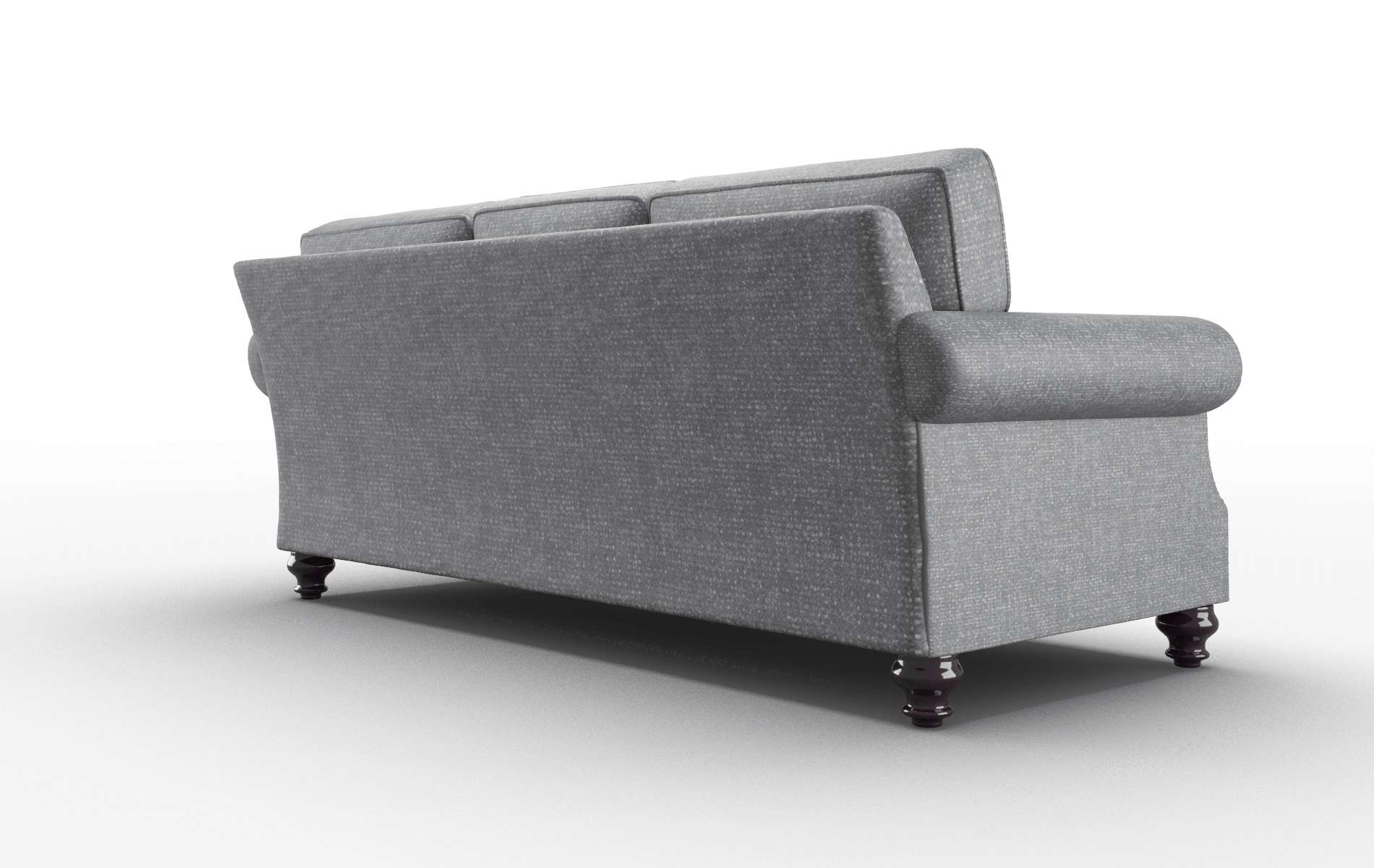 Rotterdam Notion Graphite Sofa espresso legs 5