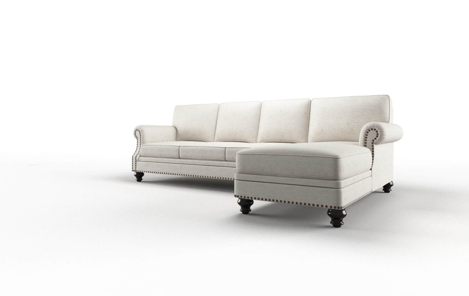 Rotterdam Oceanside Natural Panel espresso legs 4