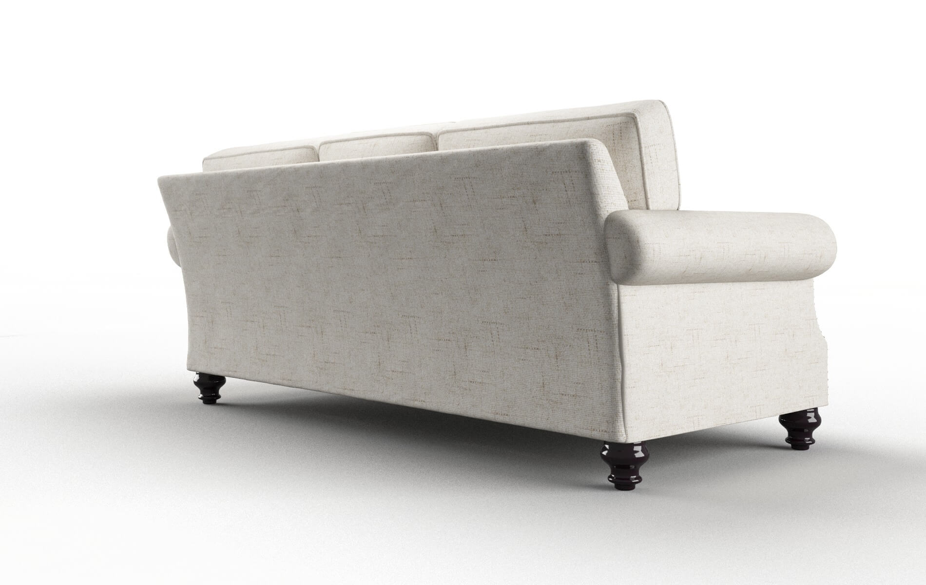 Rotterdam Oceanside Natural Sofa espresso legs 5