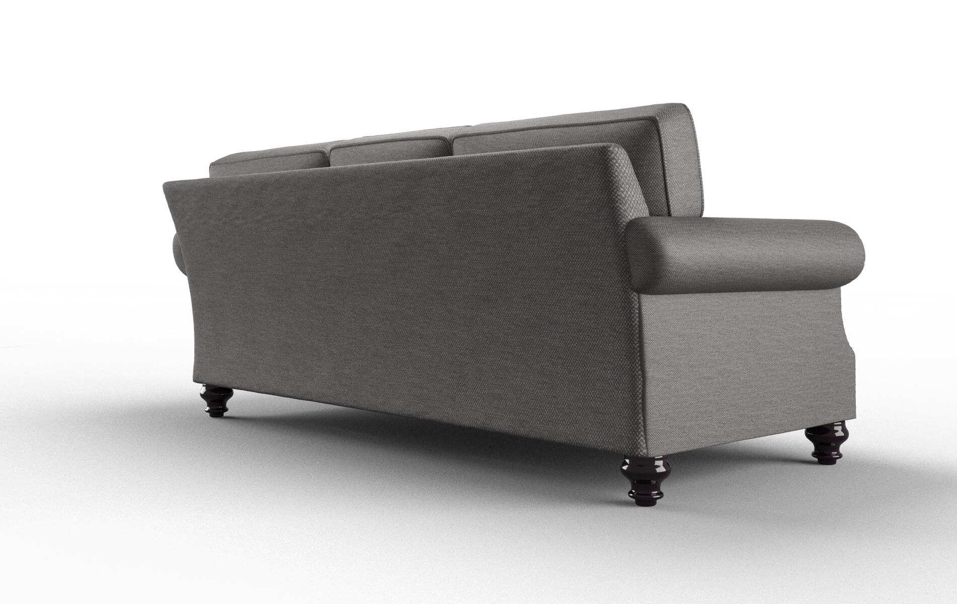 Rotterdam Oscar Charcoal Sofa espresso legs 5