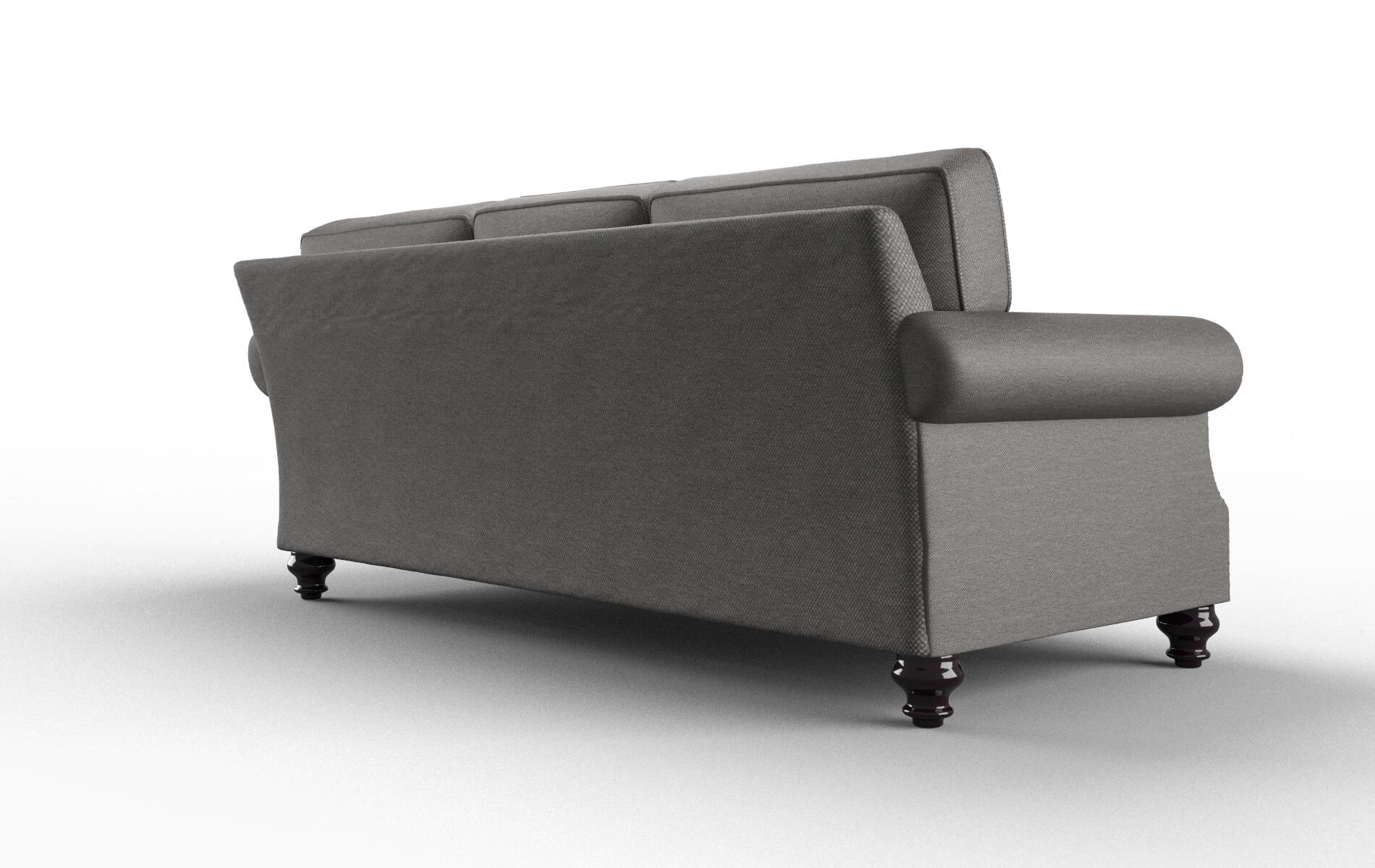Rotterdam Oscar Grey Sofa espresso legs 5