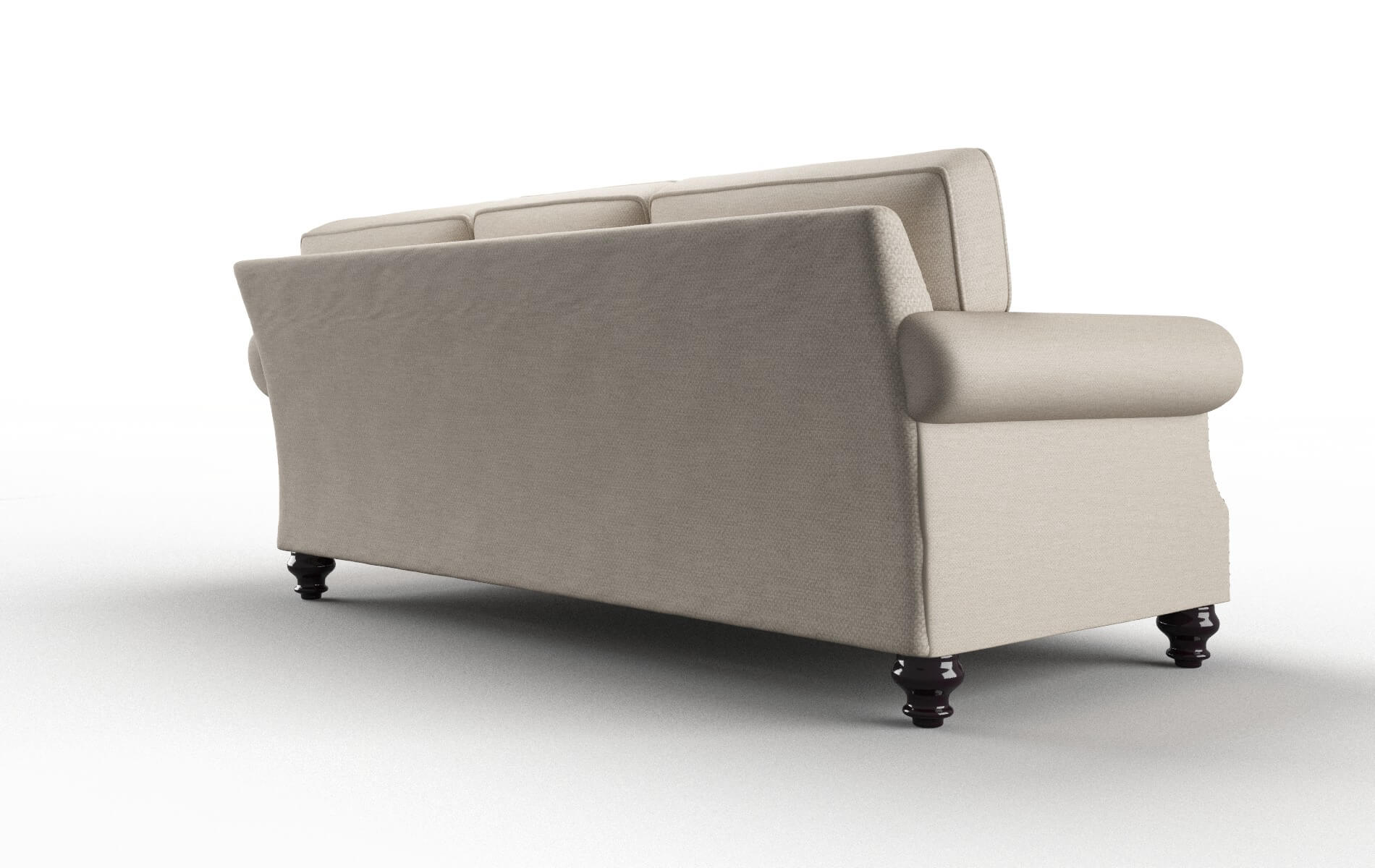 Rotterdam Oscar Linen Sofa espresso legs 5