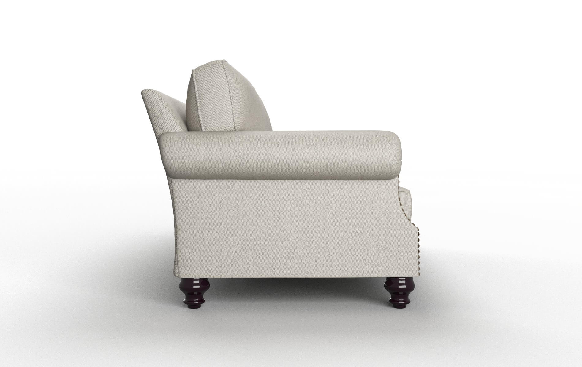 Rotterdam Oscar Silver Sofa espresso legs 3