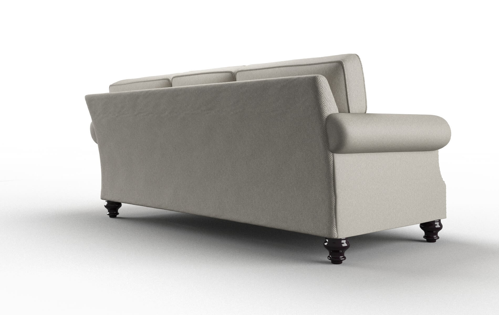 Rotterdam Oscar Silver Sofa espresso legs 5