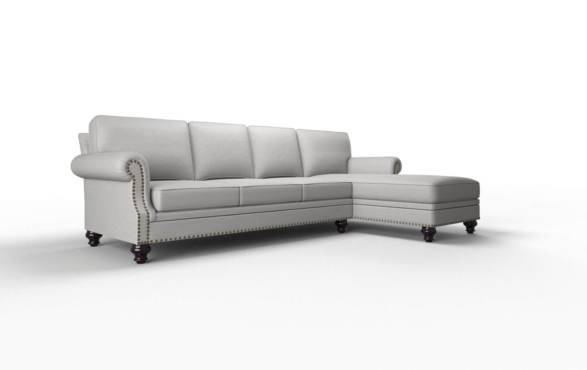 Rotterdam Parker Silver Panel espresso legs 2