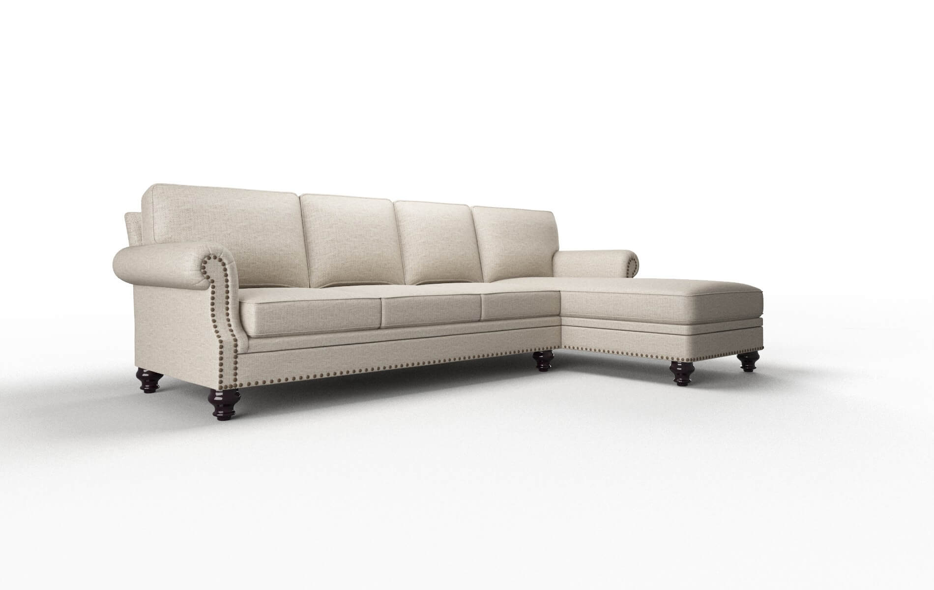 Rotterdam Parker Wheat Panel espresso legs 2