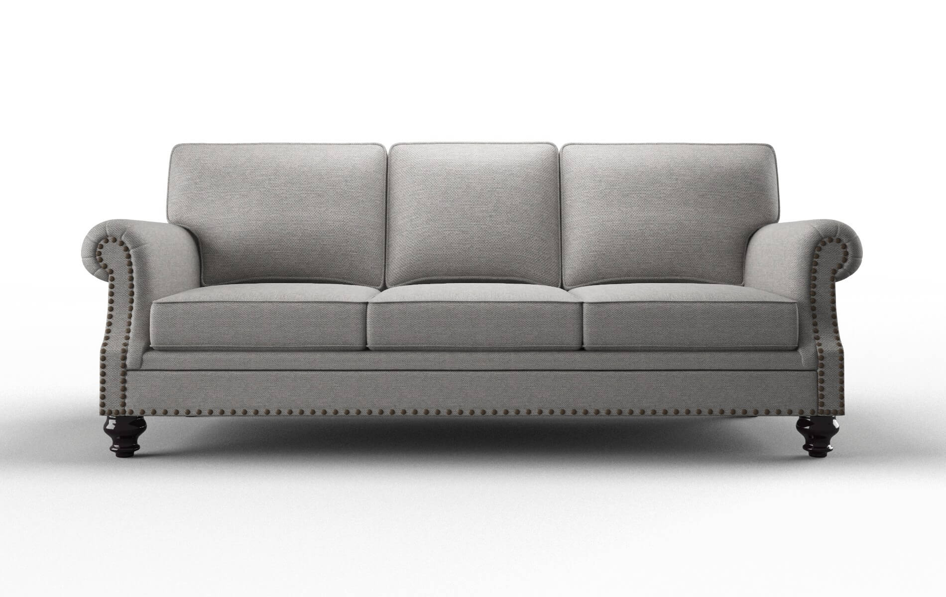 Rotterdam Phoenix Smoke Sofa espresso legs 1