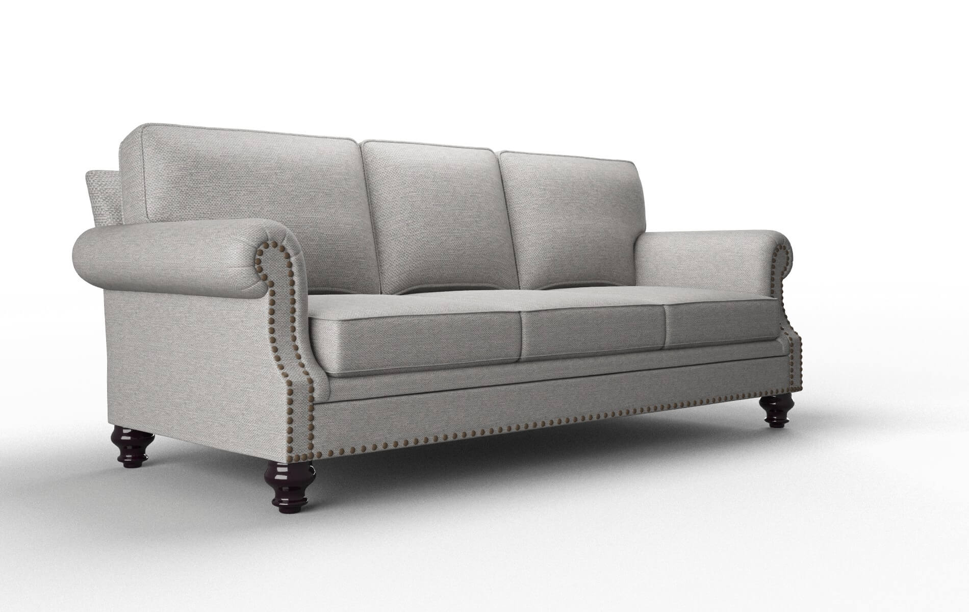 Rotterdam Phoenix Smoke Sofa espresso legs 2