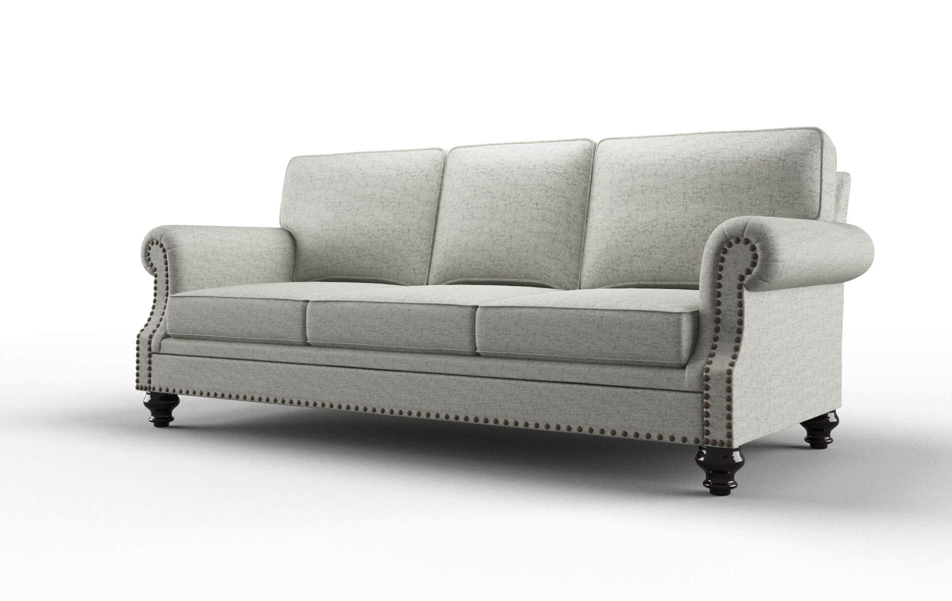 Rotterdam Prime Gravel Sofa espresso legs 4