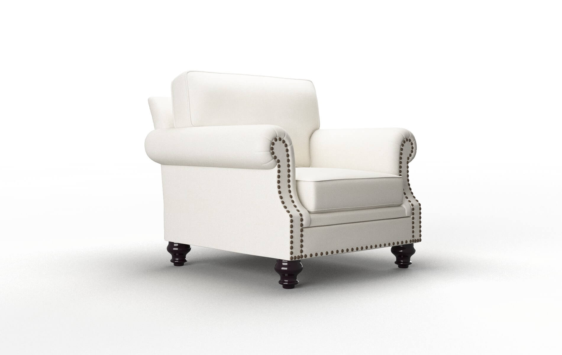 Rotterdam R_prize Cream Chair espresso legs 2