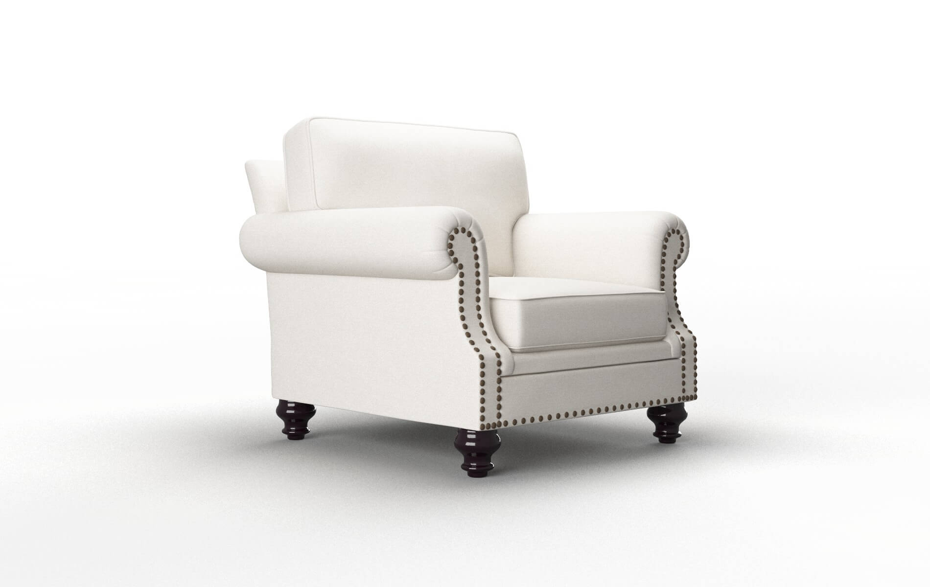 Rotterdam Redondo Pearl Chair espresso legs 2
