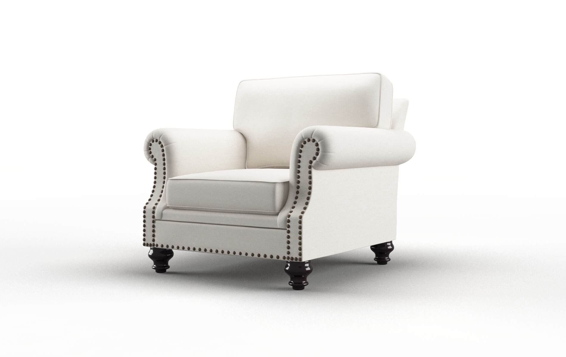 Rotterdam Redondo Pearl Chair espresso legs 4