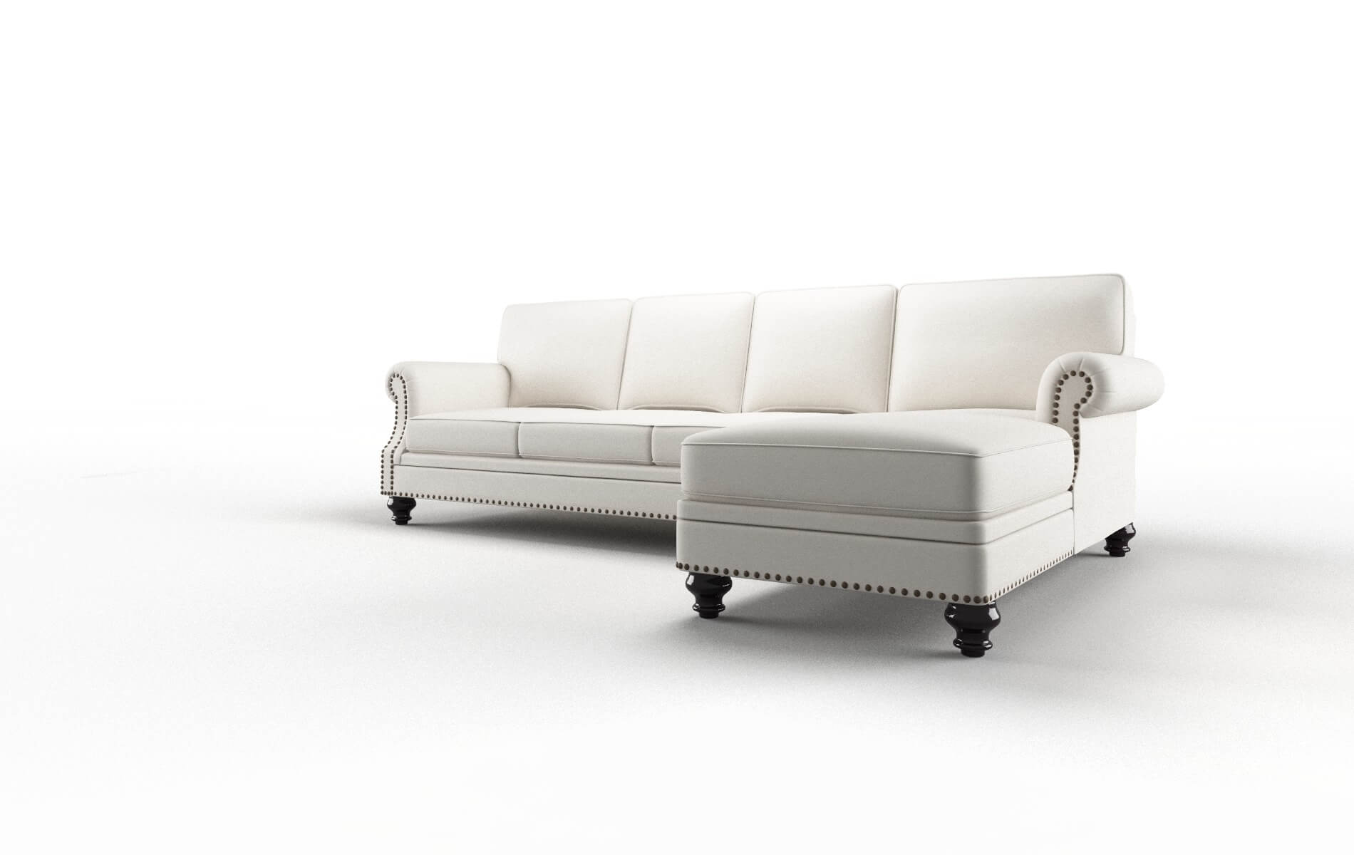 Rotterdam Redondo Pearl Panel espresso legs 4