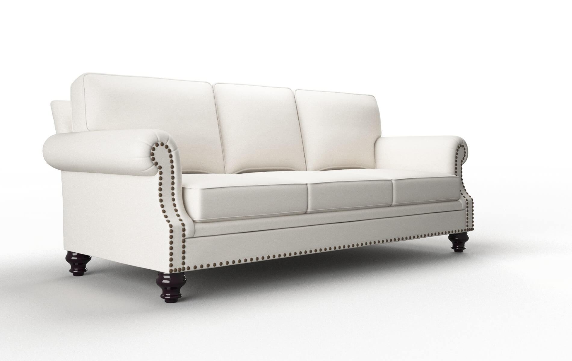 Rotterdam Redondo Pearl Sofa espresso legs 2