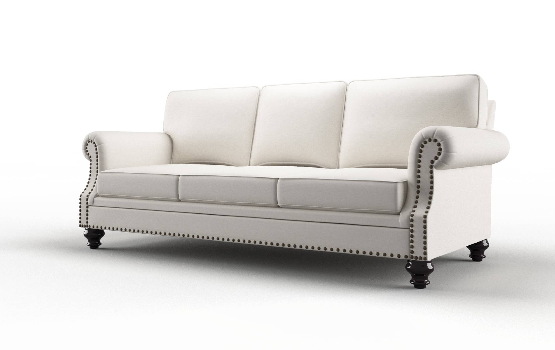 Rotterdam Redondo Pearl Sofa espresso legs 4