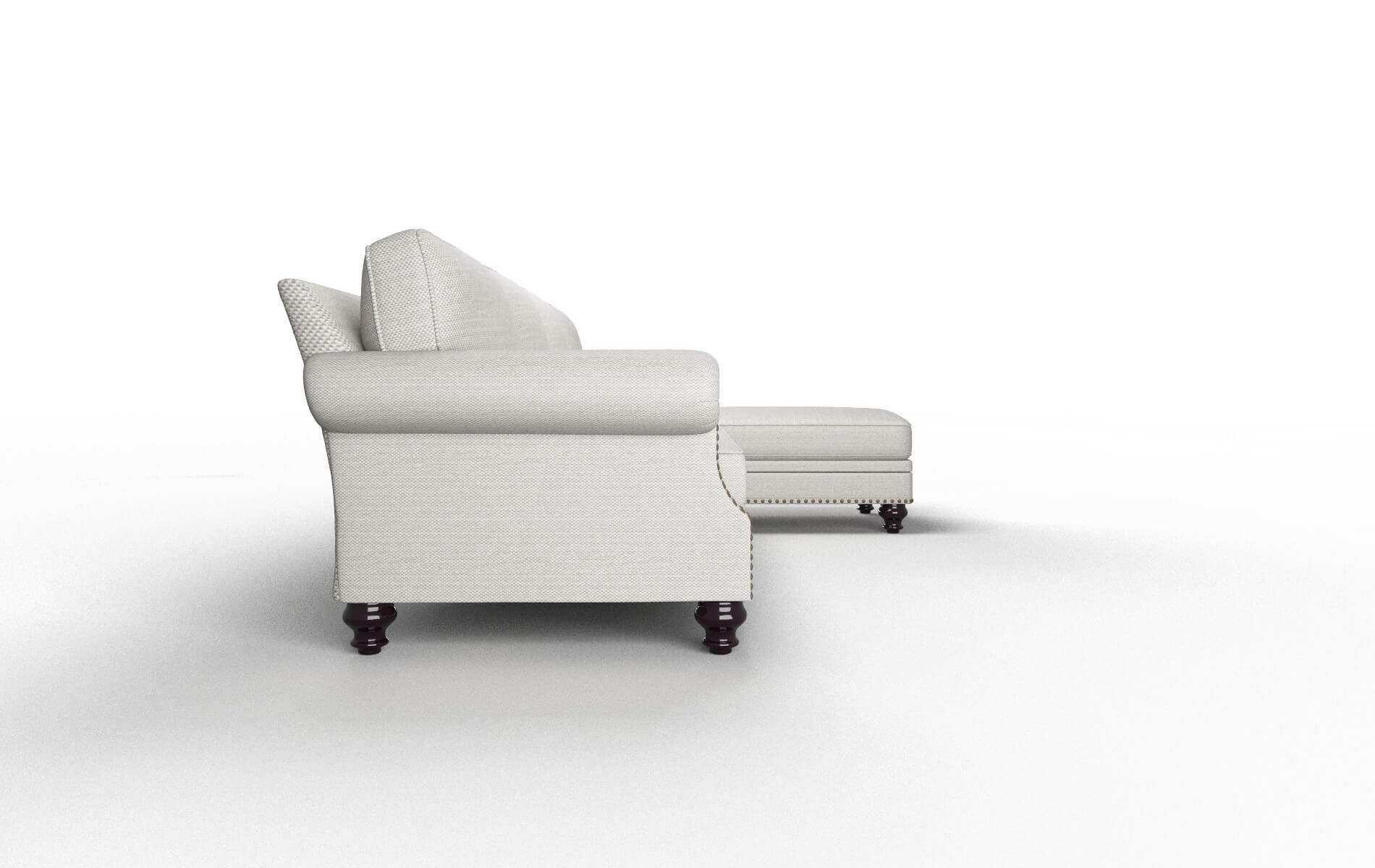 Rotterdam Redondo Stone Panel espresso legs 3