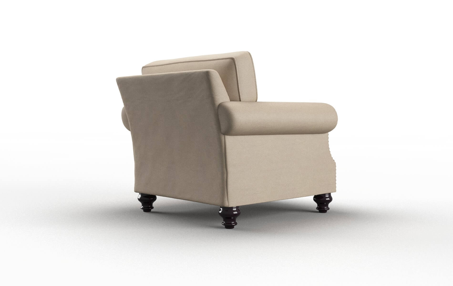 Rotterdam Rocket Cappuccino Chair espresso legs 5