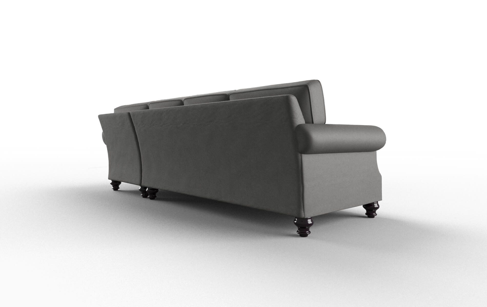Rotterdam Rocket Charcoal Panel espresso legs 5