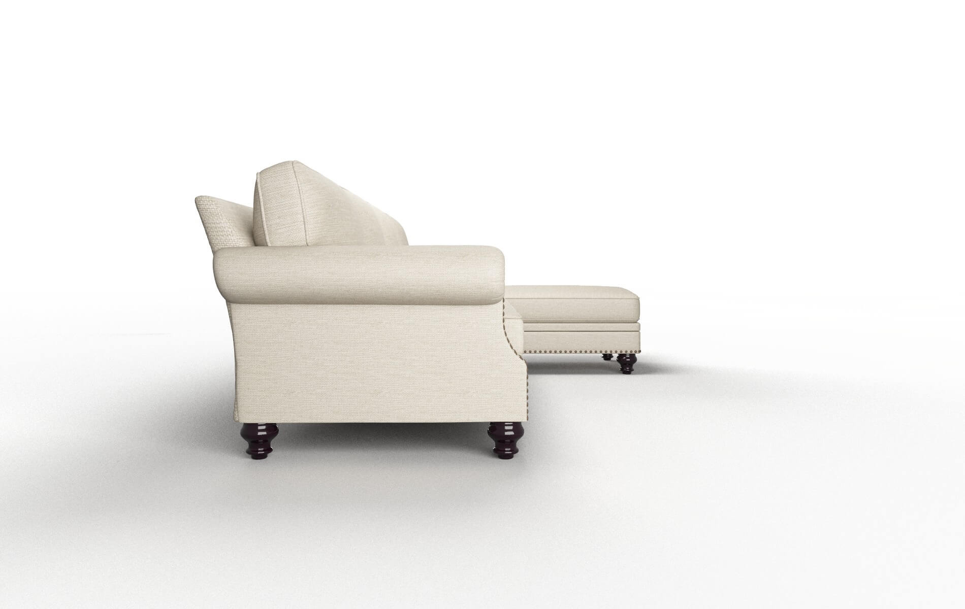 Rotterdam Rocket Dove Panel espresso legs 3