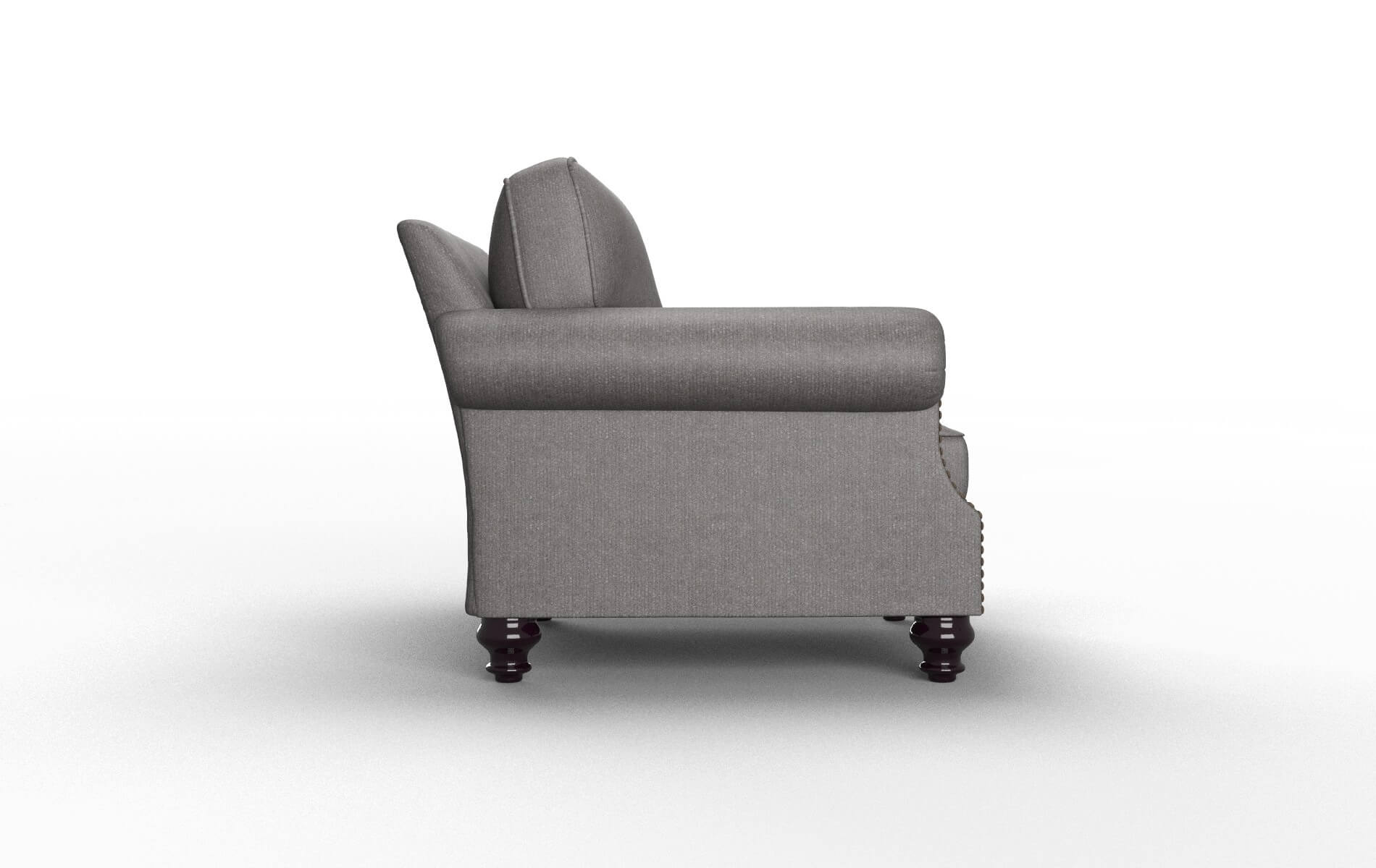 Rotterdam Sasha Grey Chair espresso legs 3