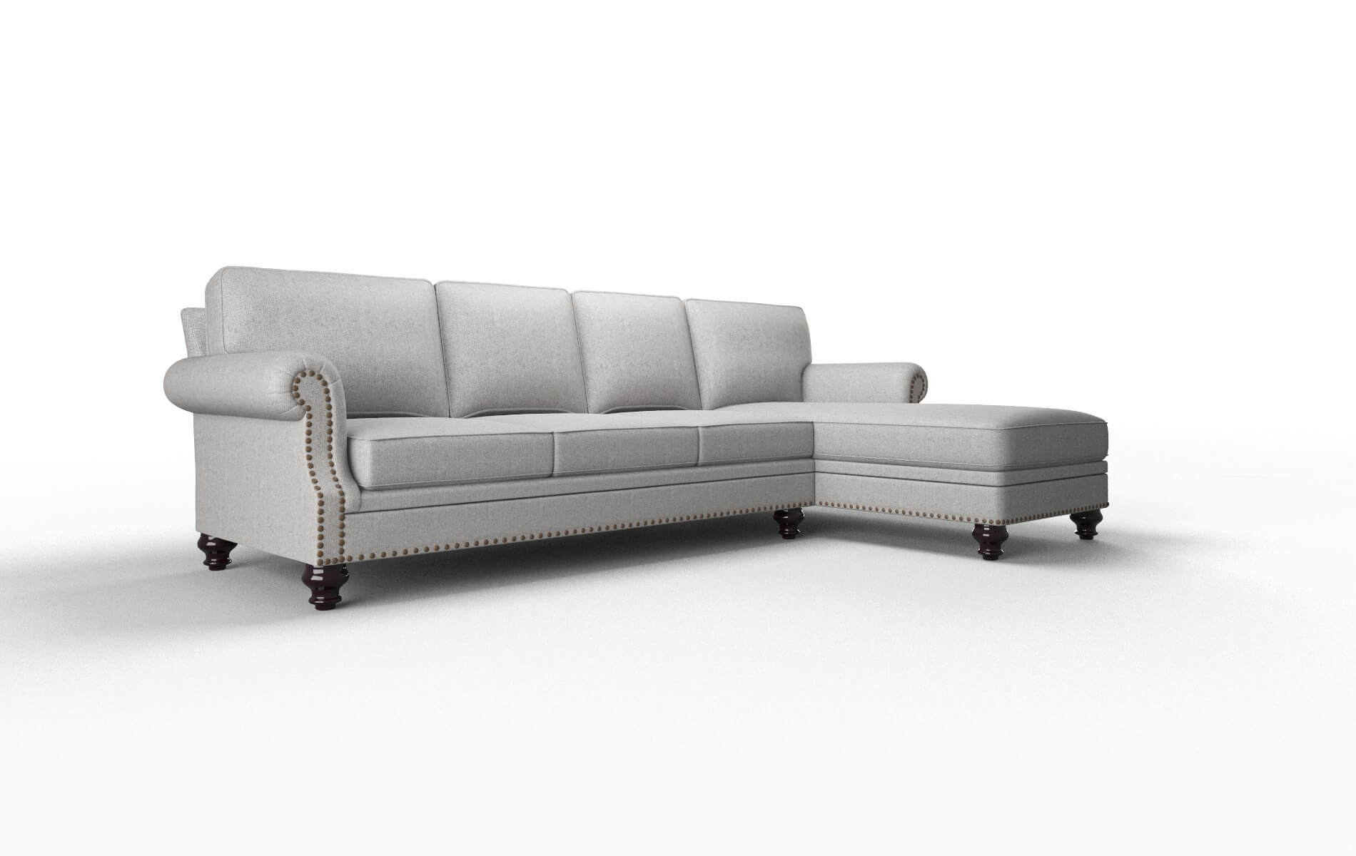 Rotterdam Sasha Silver Panel espresso legs 2