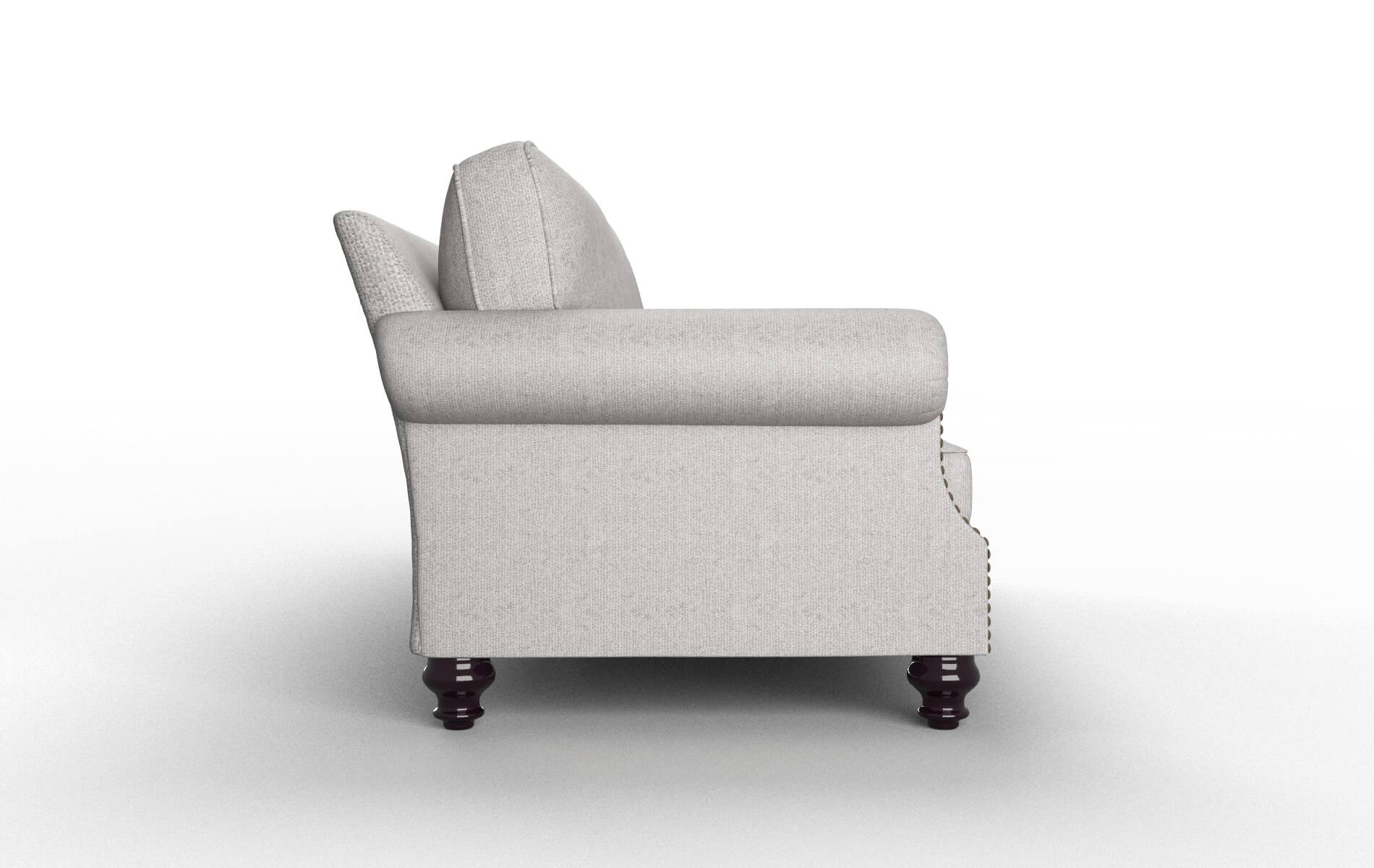 Rotterdam Sasha Silver Sofa espresso legs 3