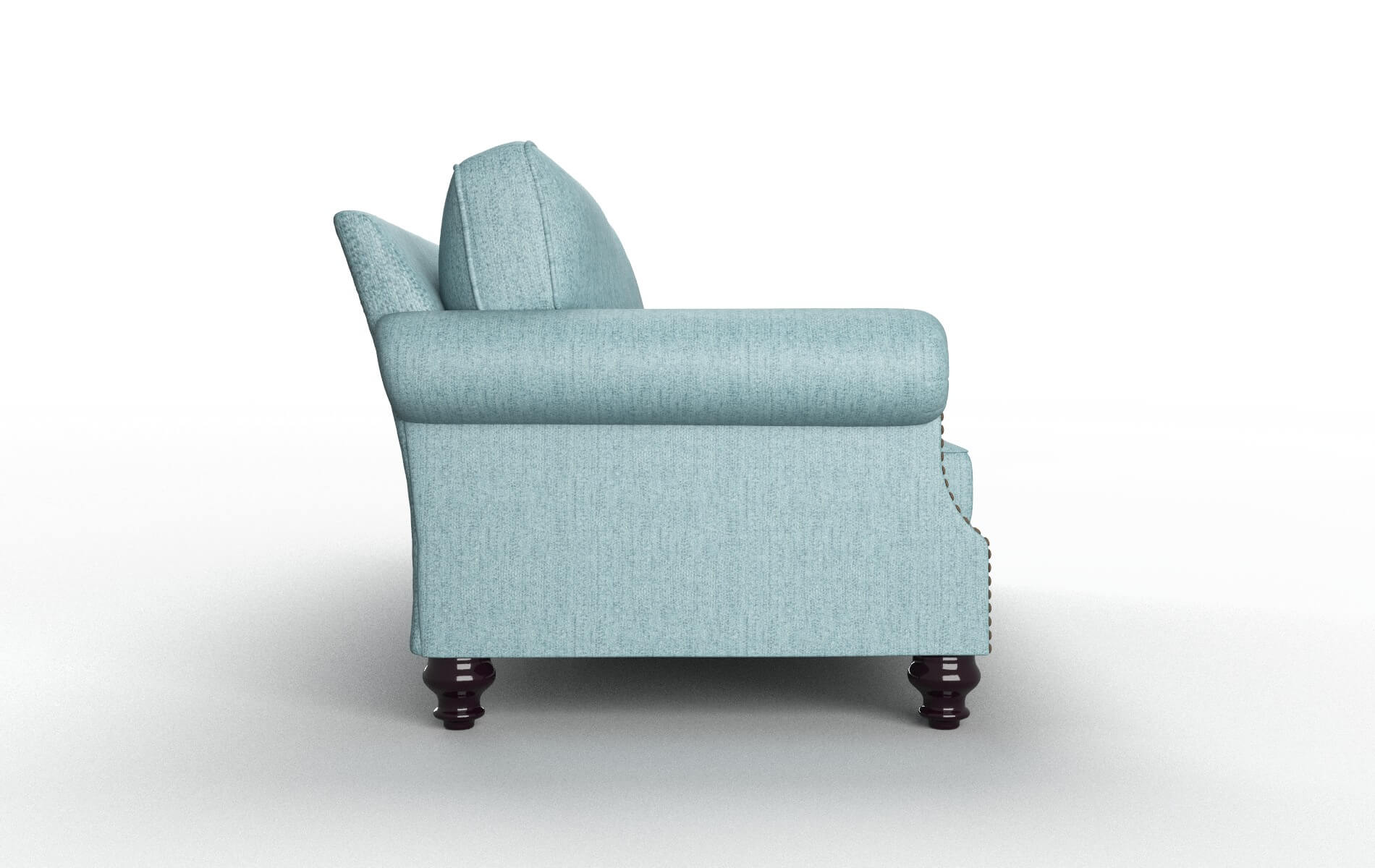 Rotterdam Sasha Teal Sofa espresso legs 3