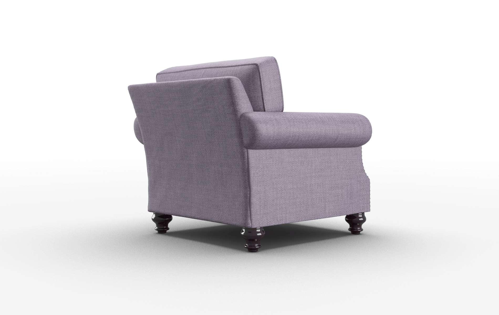 Rotterdam Tess Blackberry Chair espresso legs 5