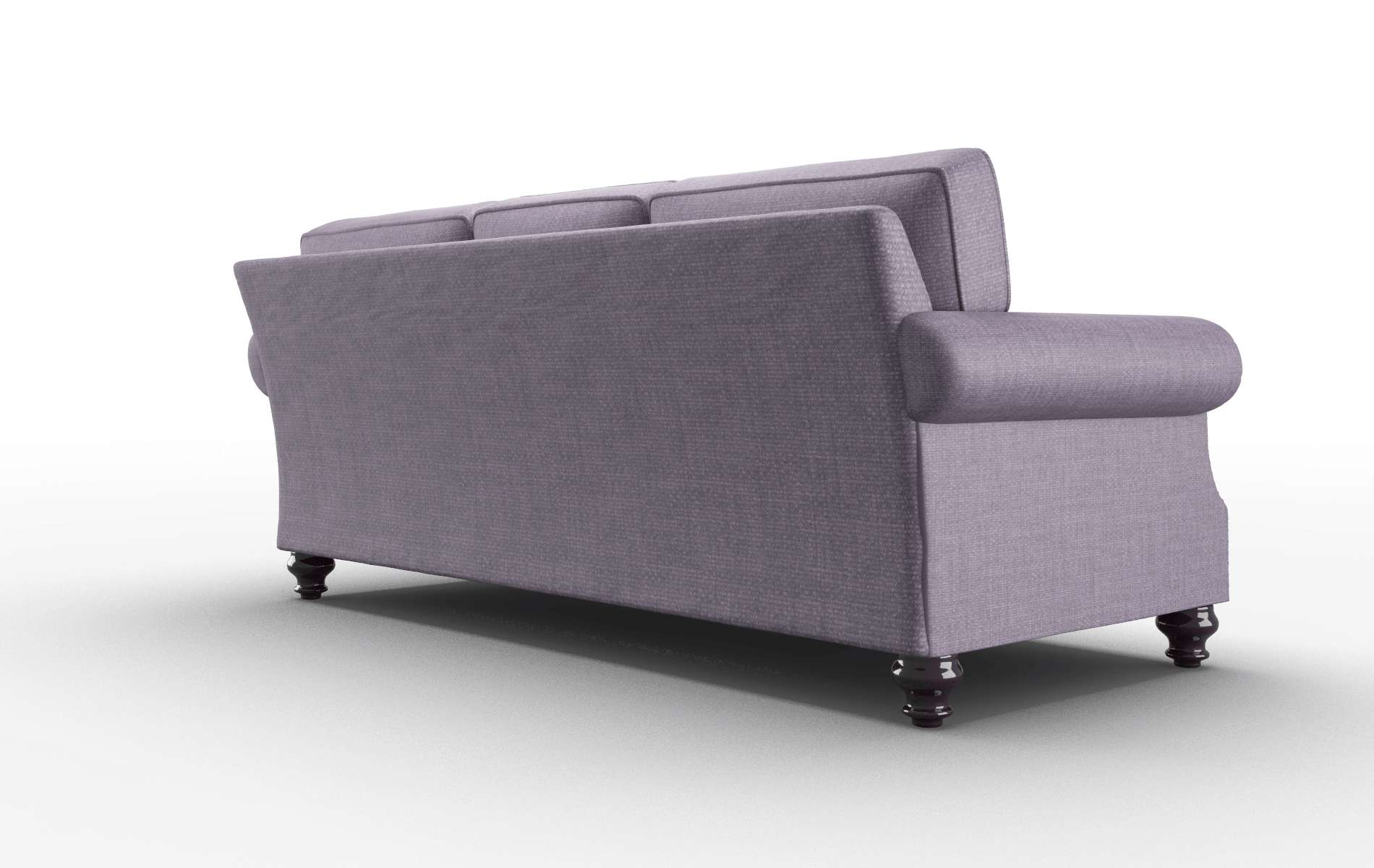 Rotterdam Tess Blackberry Sofa espresso legs 5