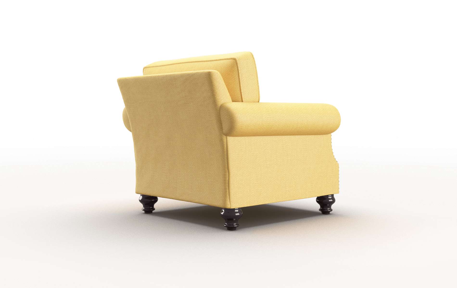 Rotterdam Tess Turmeric Chair espresso legs 5
