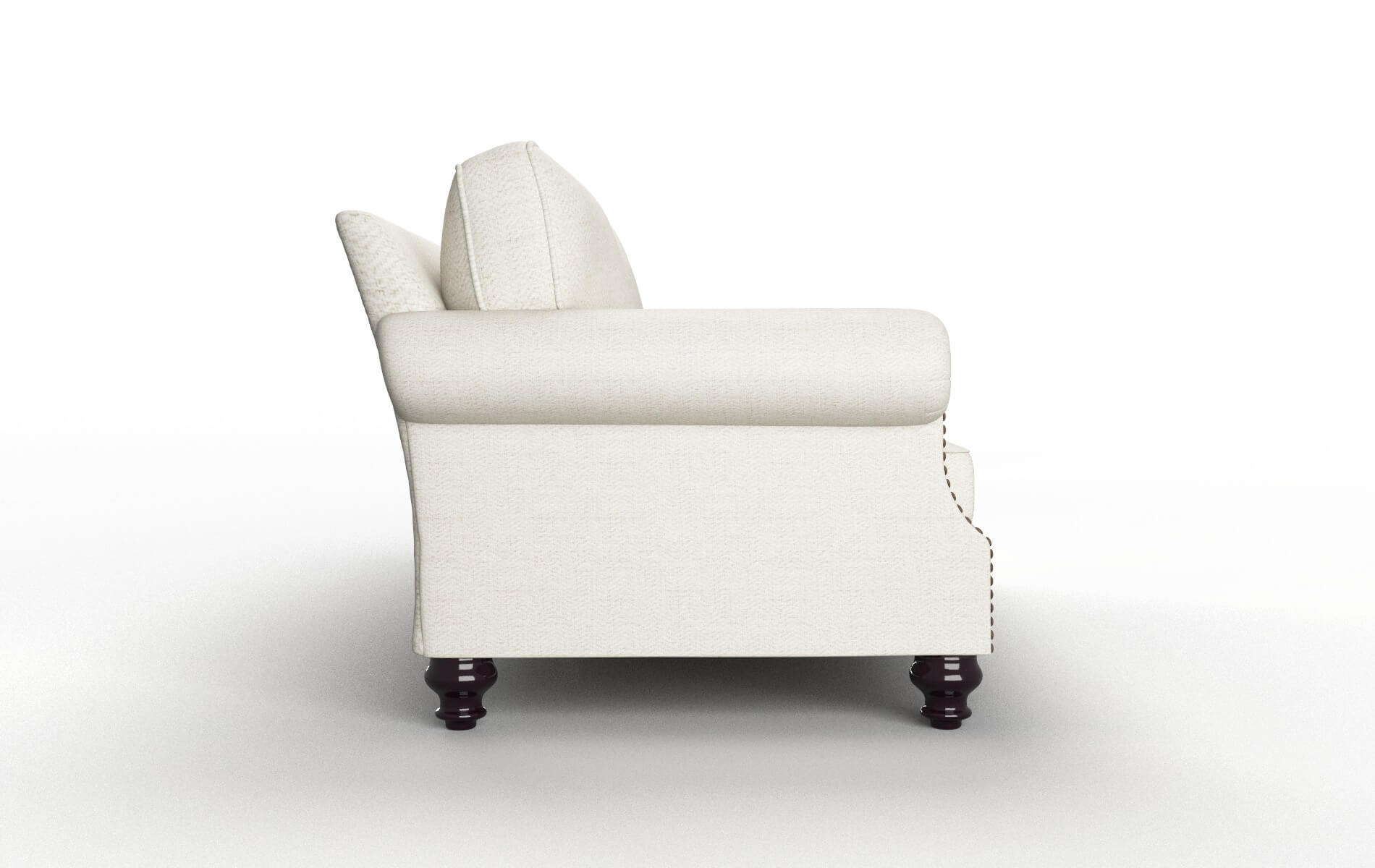Rotterdam Venus Cream Sofa espresso legs 3