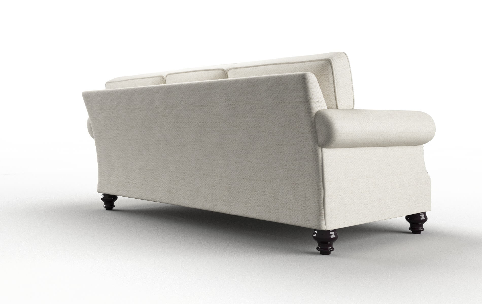 Rotterdam Venus Cream Sofa espresso legs 5