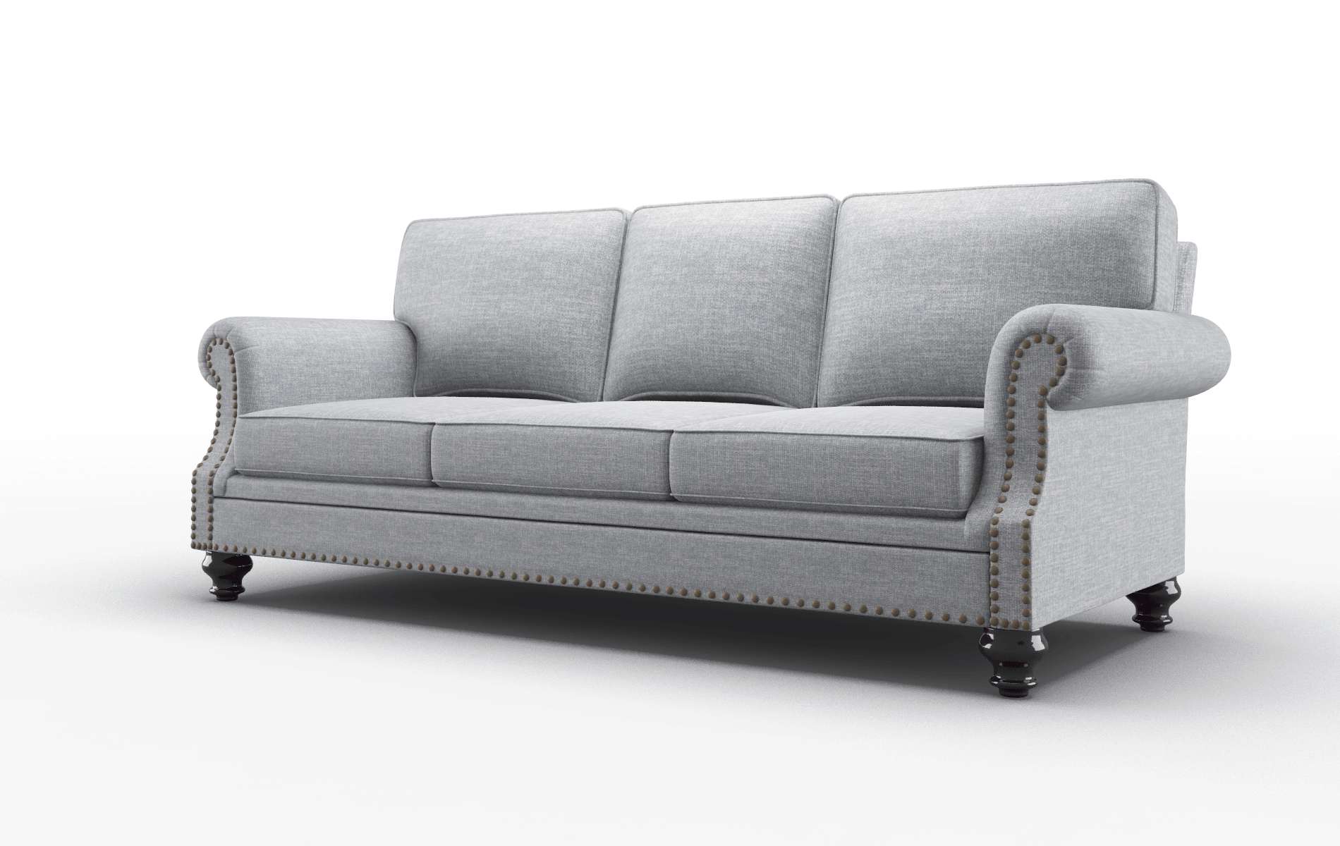 Rotterdam Venus Mist Sofa espresso legs 4